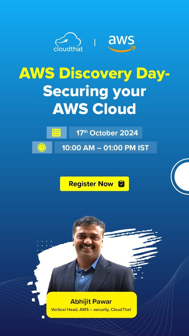 Register Now - link in bio
Cloud security is more important than ever. Are you ready to become a pro at protecting your @amazonwebservices environment? Don’t miss AWS Discovery Day: Securing Your AWS Cloud—a day packed with learning, interaction, and insights.

Why Attend?
1. Explore AWS Security Services
2. Learn from Real-World Success Stories.
3. Participate in dynamic sessions and Q&A with cloud security pros.
4. Gain strategies to secure, monitor, and improve your environment.

#AWS #CloudSecurity #Cybersecurity #DataSecurity #AWSDiscoveryDay #FreeTraining #CloudComputing #InformationSecurity

[AWS Cloud Security Architecture, Cloud Security Risks, Cybersecurity Threats, Data Protection Solutions, Cloud Security Compliance, AWS Security Features, Cloud Security Tools, Information Security Standards, Cloud Computing Risks, AWS Cloud Security Best Practices]