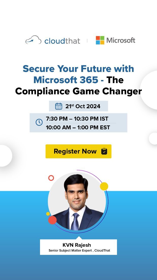 Register Now - link in bio

Want to stand out in your organization? Master Microsoft 365 and stay ahead. Join our upcoming training, 'Secure Your Future with 
@microsoft 365—The Compliance Game Changer,' and learn how to transform your approach to compliance and security through real-world case studies, best practices, and actionable insights to maximize these powerful tools.

#Microsoft #M365 #Security #FreeTraining #TechTraning #Cloud #DataBreaches

[Microsoft 365 Security Features, Compliance Management, Cloud Data Protection, Cybersecurity Solutions, Microsoft 365 Enterprise, Data, Security Best Practices, Cloud Security Risks, IT Compliance Solutions, Microsoft 365 Cloud, Security Awareness Training]